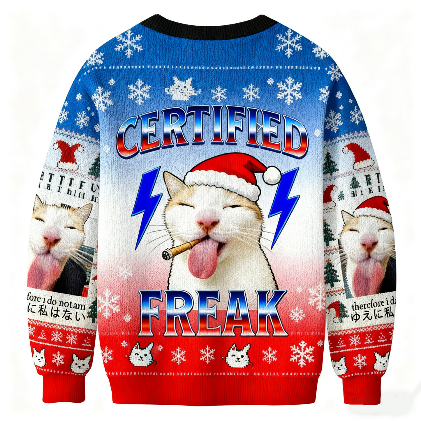 Certified Freak Christmas Ugly Sweatshirt