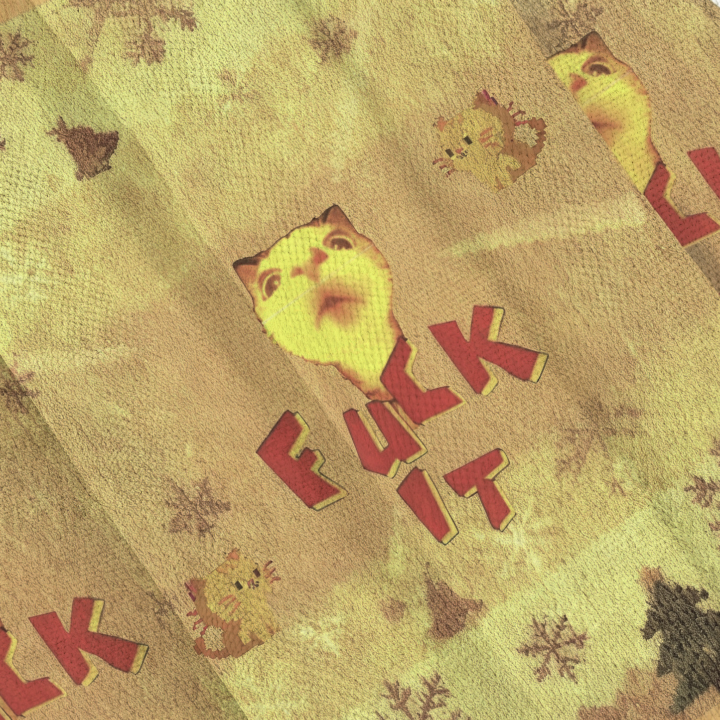 Retro Funny Cat Ugly Sweatshirt