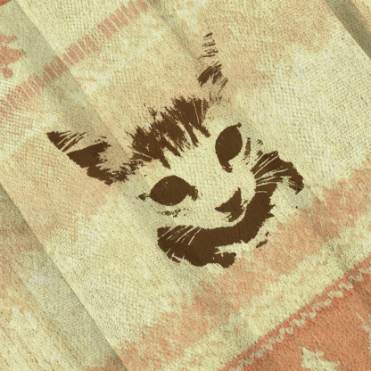 Monochrome Kitten Portrait Ugly Sweatshirt