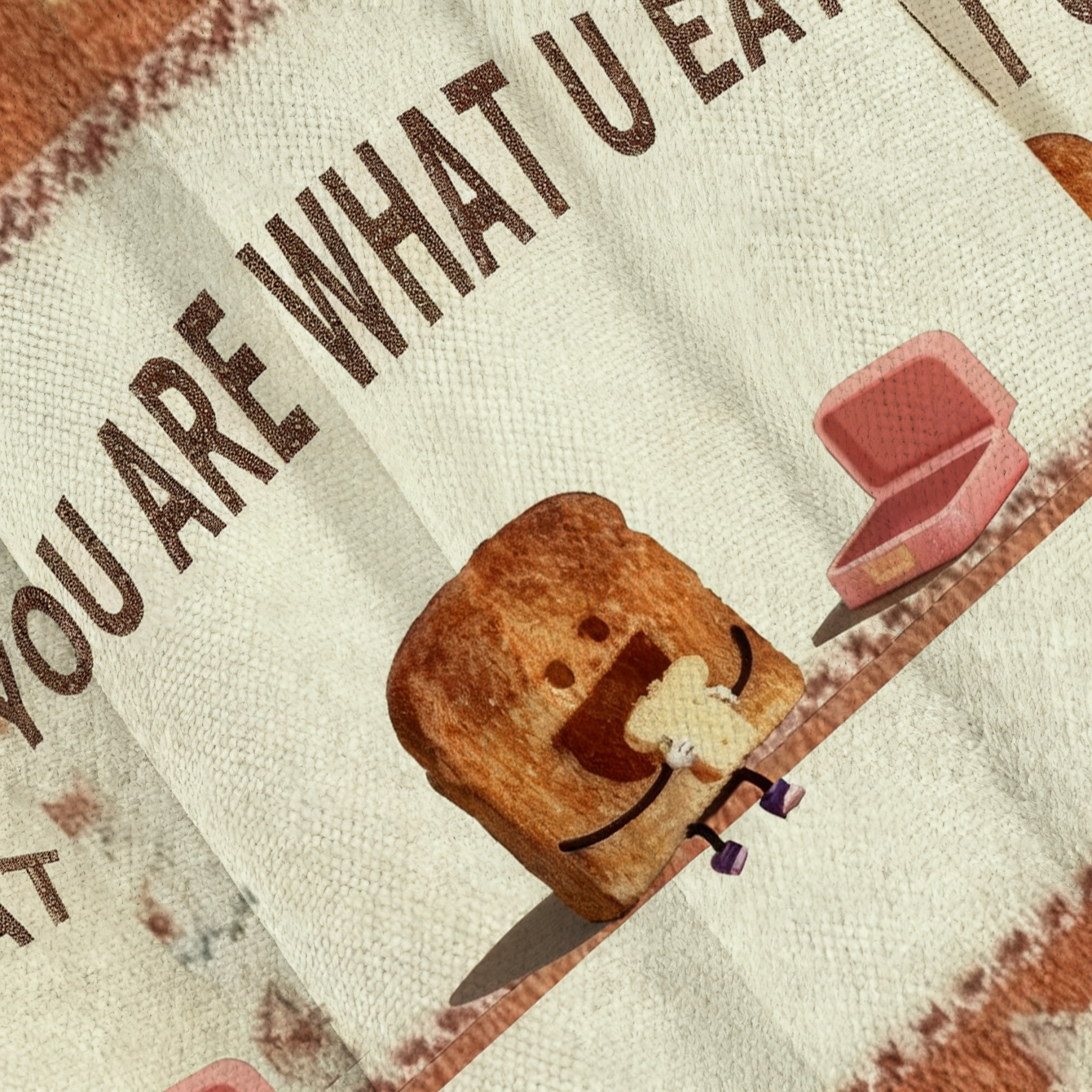 You Are What You Eat Funny Meme Ugly Sweatshirt