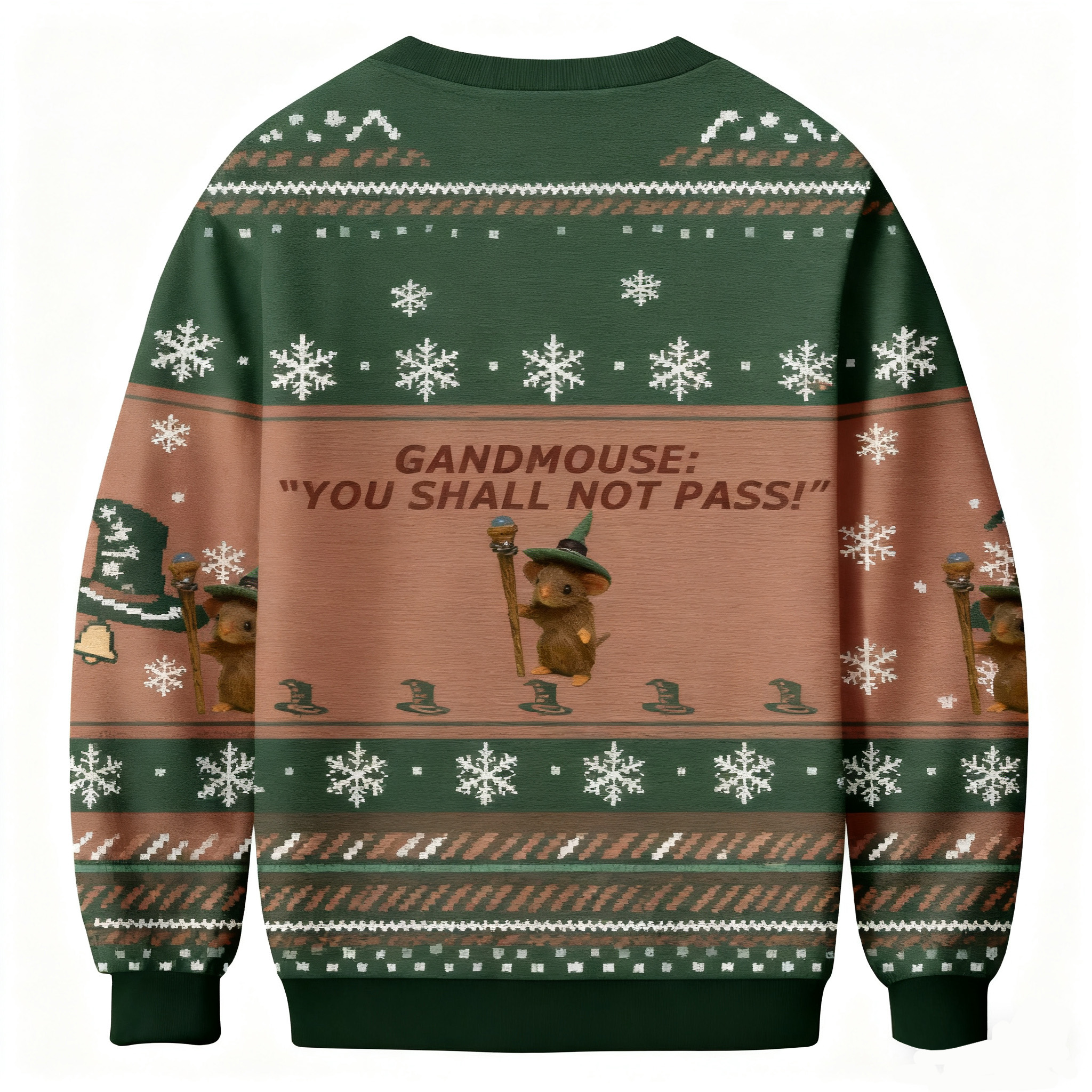 Funny Gandmouse You Shall Not Pass Ugly Sweatshirt
