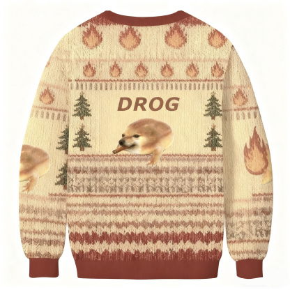 Funny Dog Meme Ugly Sweatshirt