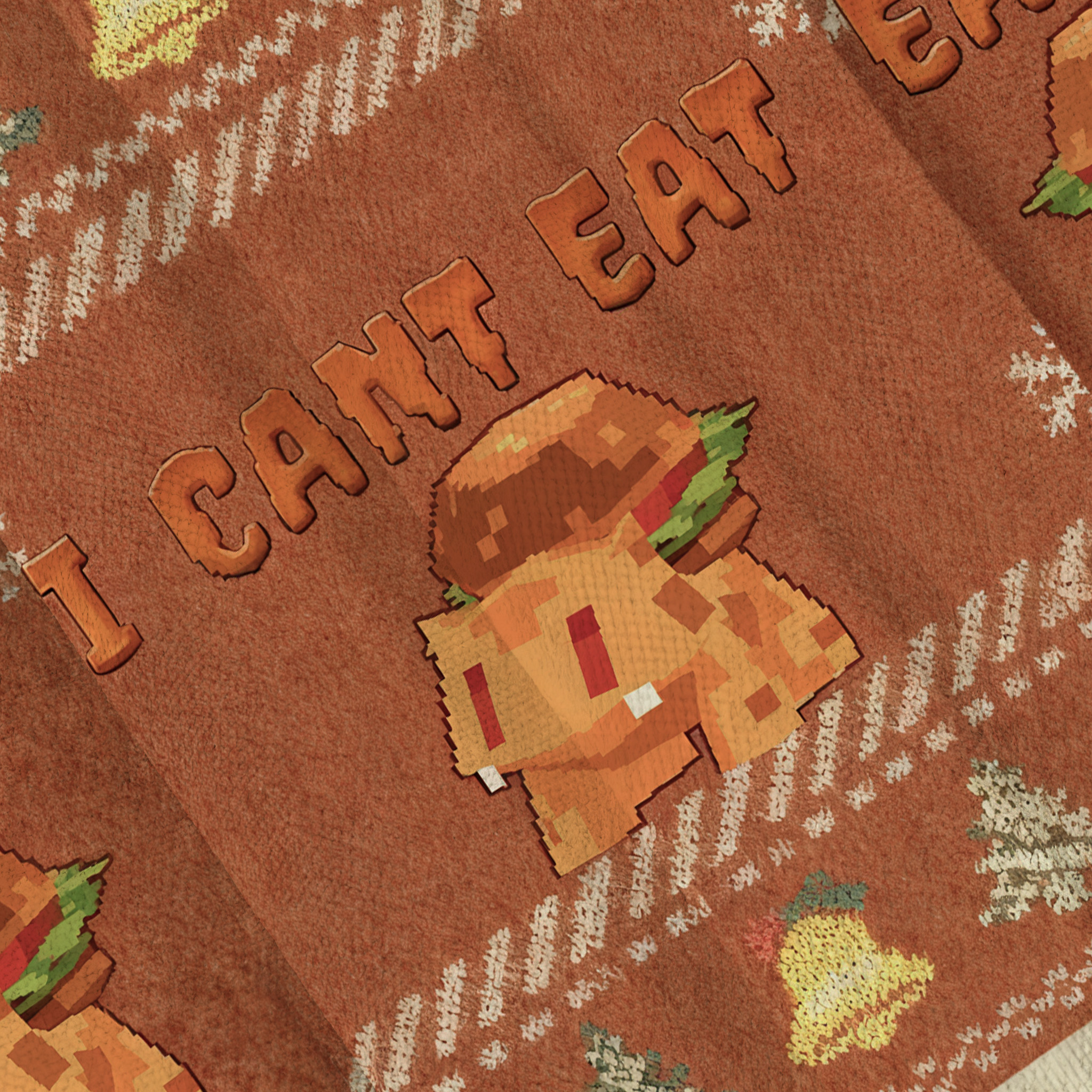 I Can't Eat Funny Dog Meme Ugly Sweatshirt