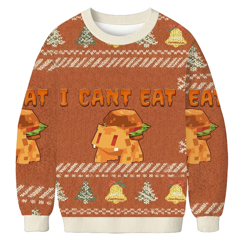 I Can't Eat Funny Dog Meme Ugly Sweatshirt