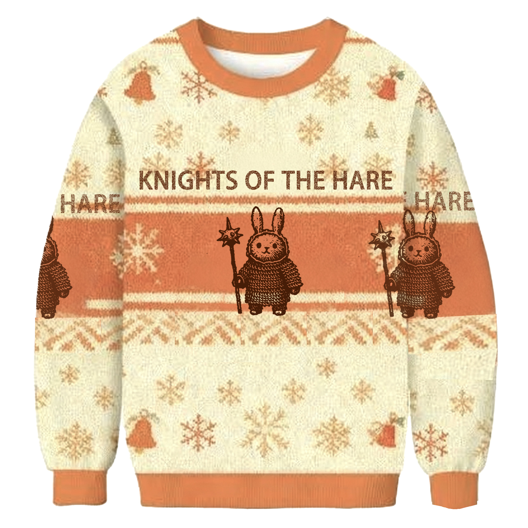 Knights Of The Hare Christmas Ugly Sweatshirt