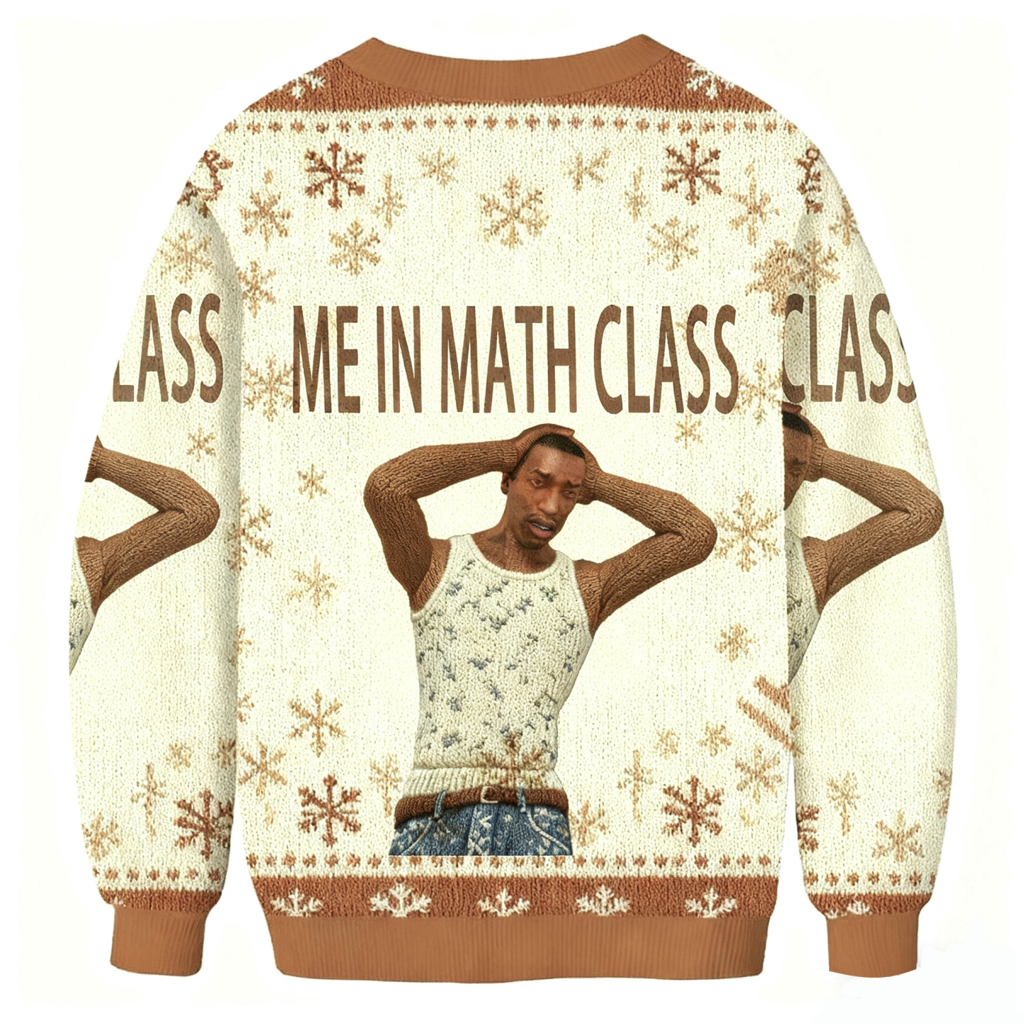 Me In Math Class Christmas Ugly Sweatshirt