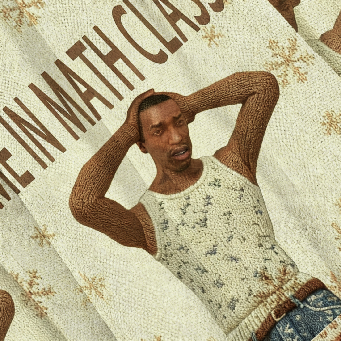 Me In Math Class Christmas Ugly Sweatshirt