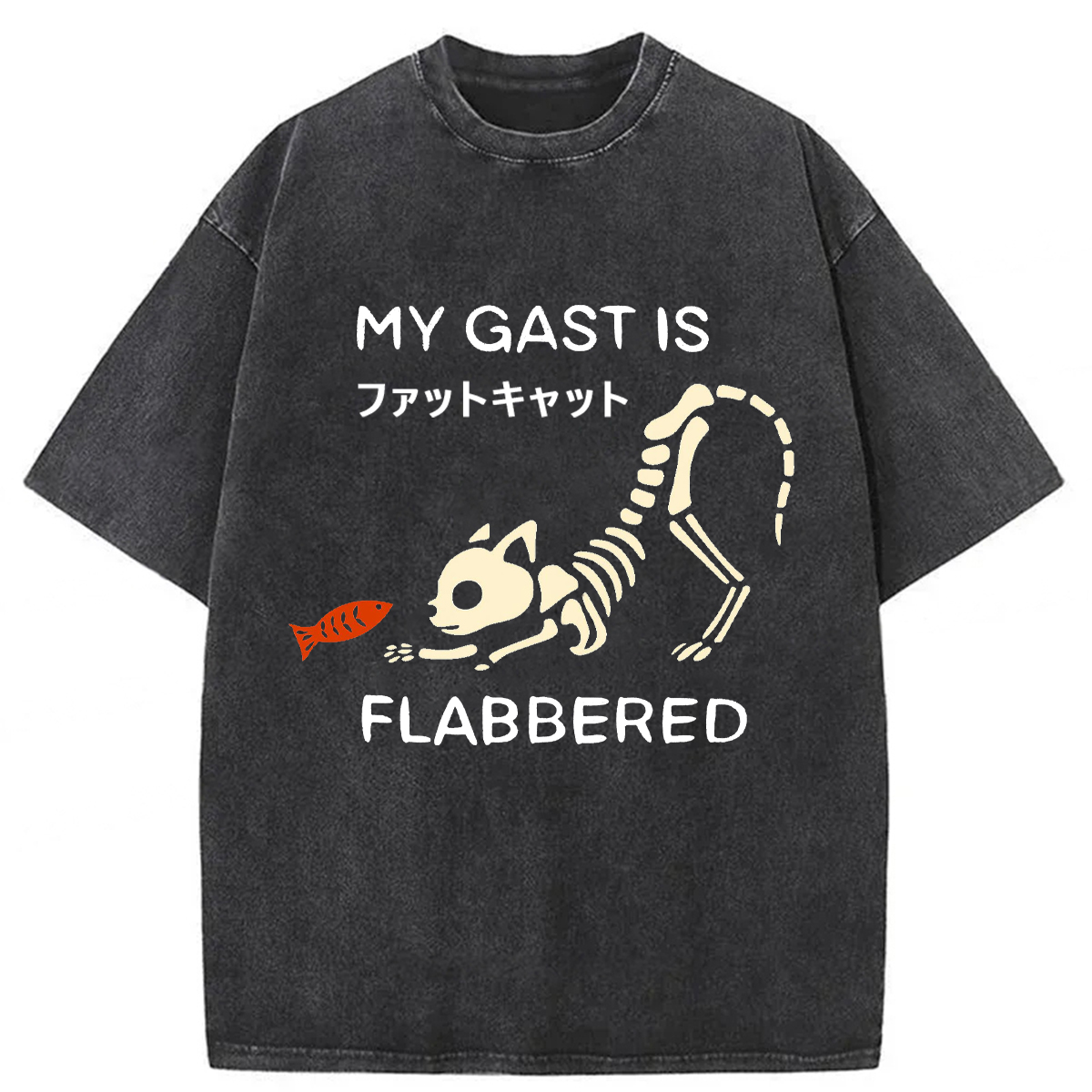 Tokyoviva Fat Cat Washed T-shirt