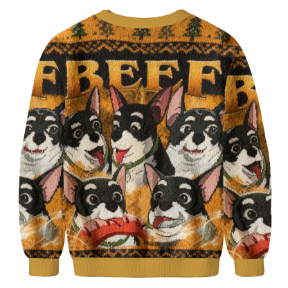 Baddiecat Beef Dispatch Game Christmas Ugly Sweatshirt