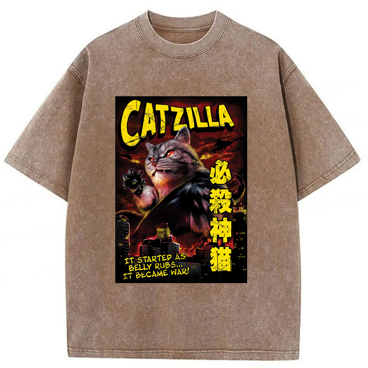 Tokyoviva Catzilla Washed T-shirt