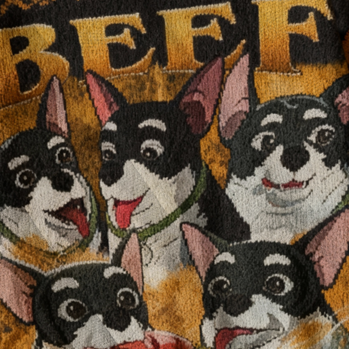 Baddiecat Beef Dispatch Game Christmas Ugly Sweatshirt