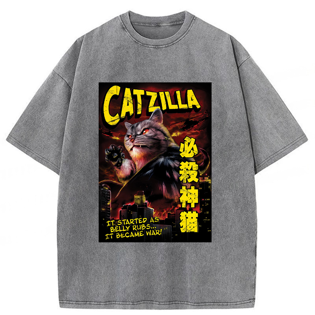 Tokyoviva Catzilla Washed T-shirt