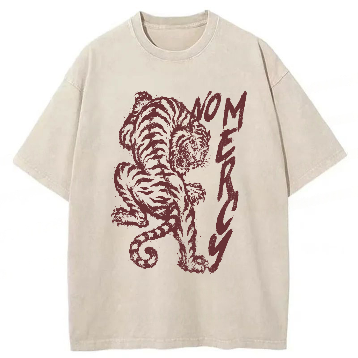 Tokyoviva No Mercy Tiger Washed T-shirt