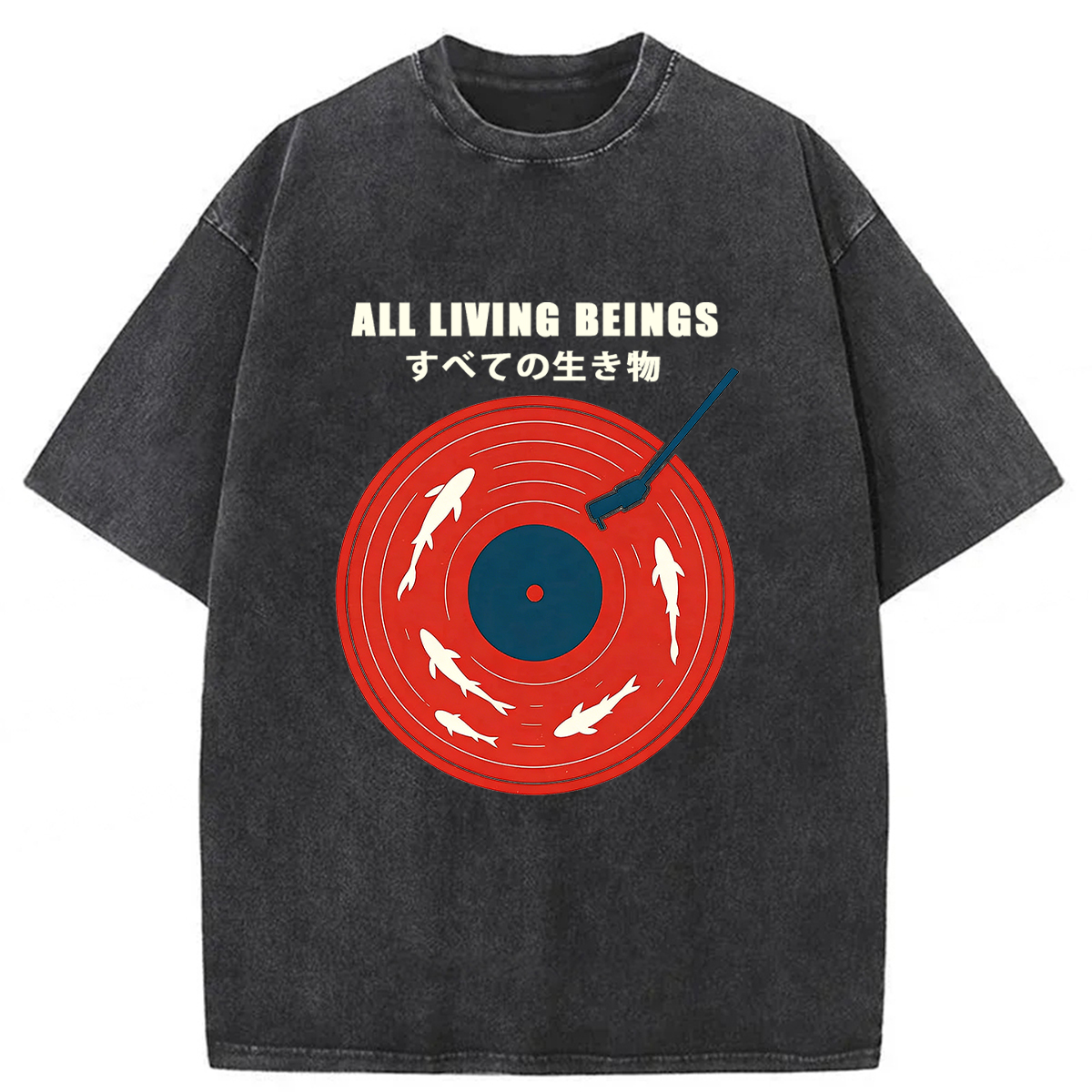 Tokyoviva All Living Beings Washed T-shirt