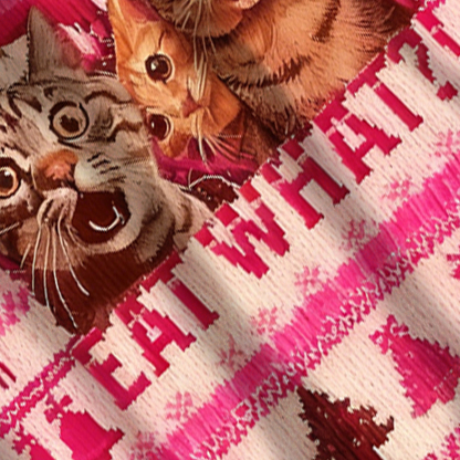 Baddiecat Lesblans Eat What Christmas Ugly Sweatshirt