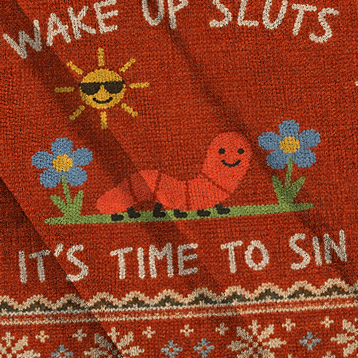Baddiecat Wake Up Sluts Time To Sin Ugly Sweatshirt