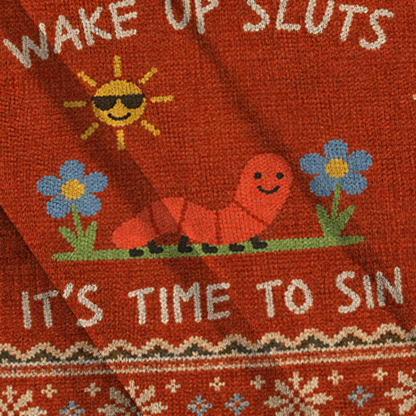 Baddiecat Wake Up Sluts Time To Sin Ugly Sweatshirt