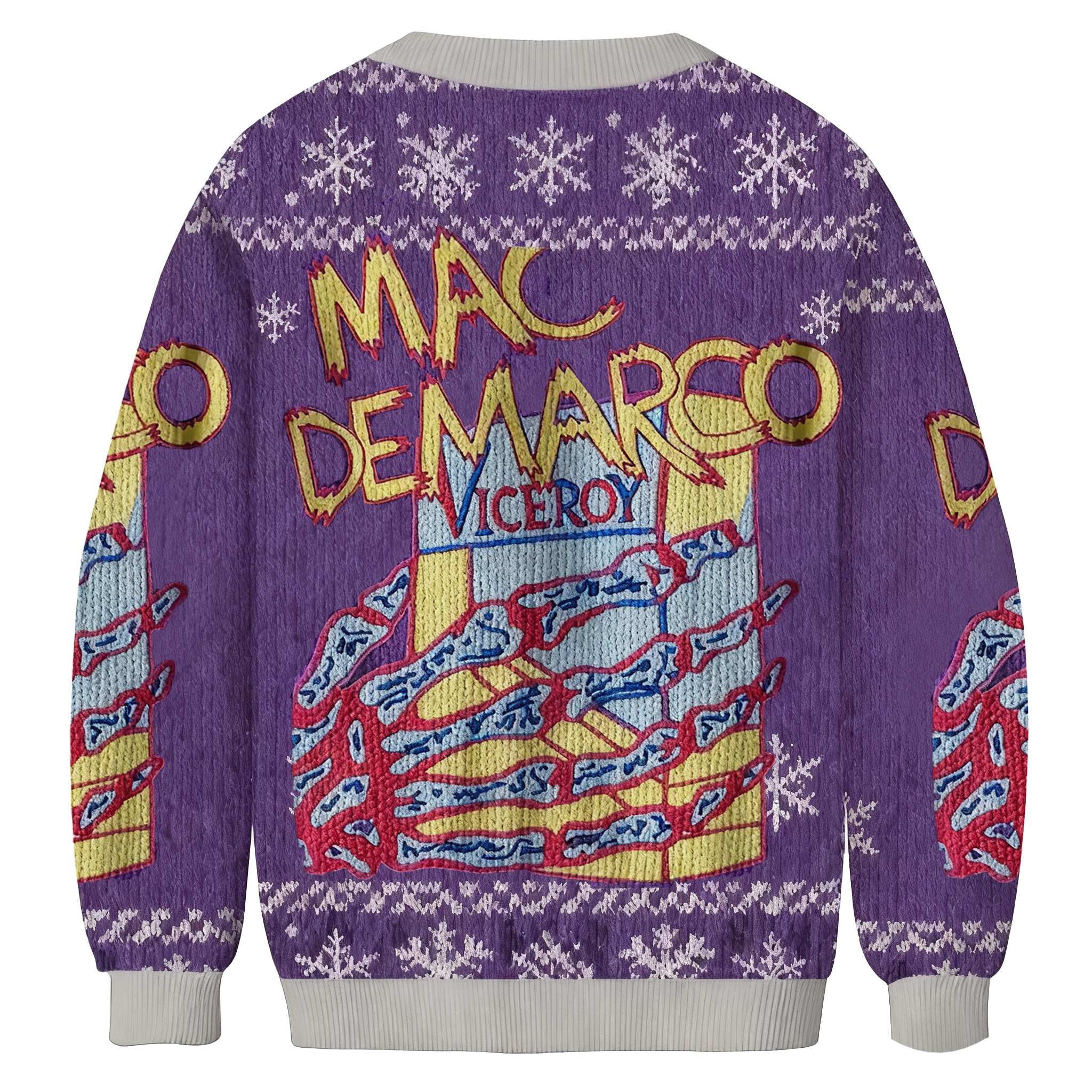 Baddiecat Mac DeMarco & Viceroy Christmas Ugly Sweatshirt