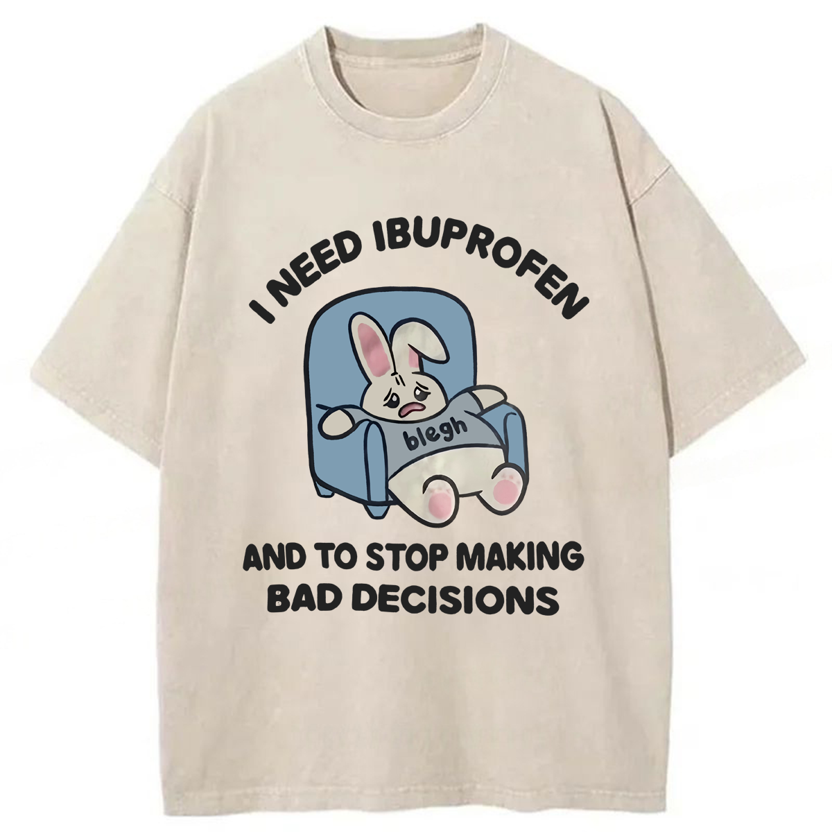 Tokyoviva I Need Ibuprofen Washed T-shirt
