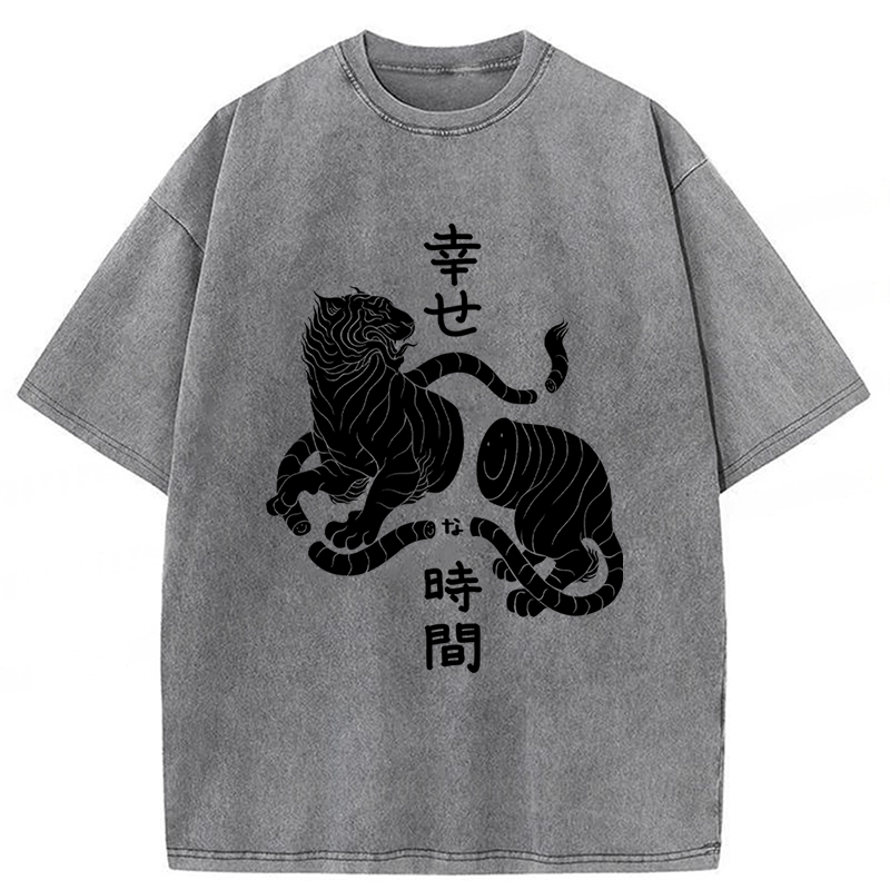 Tokyoviva Japanese Tiger Washed T-shirt