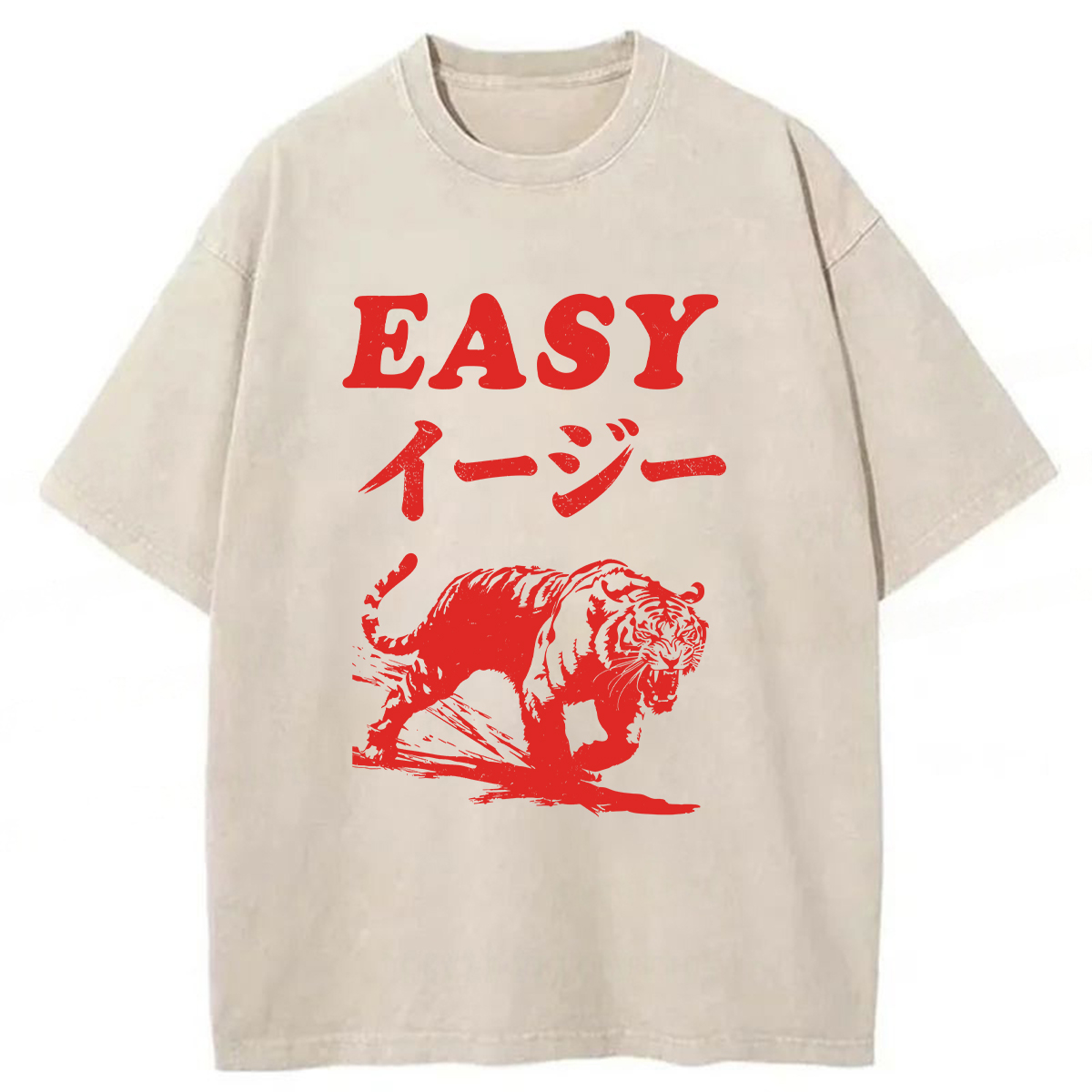 Tokyoviva Tasy Tiger Washed T-shirt