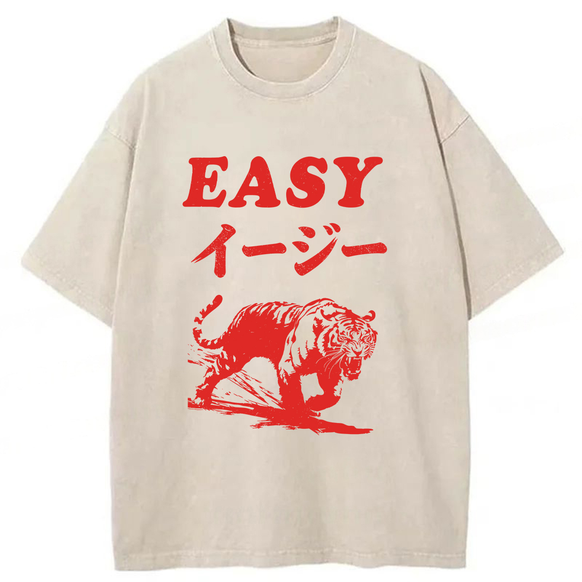 Tokyoviva Tasy Tiger Washed T-shirt
