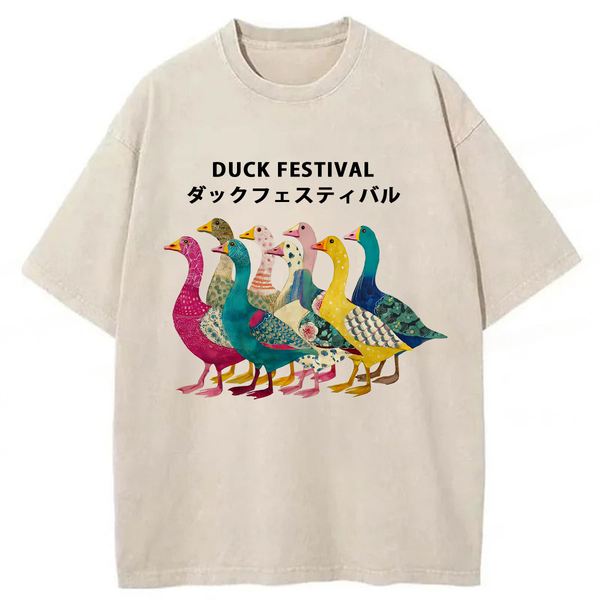 Tokyoviva Duck Festival Washed T-shirt