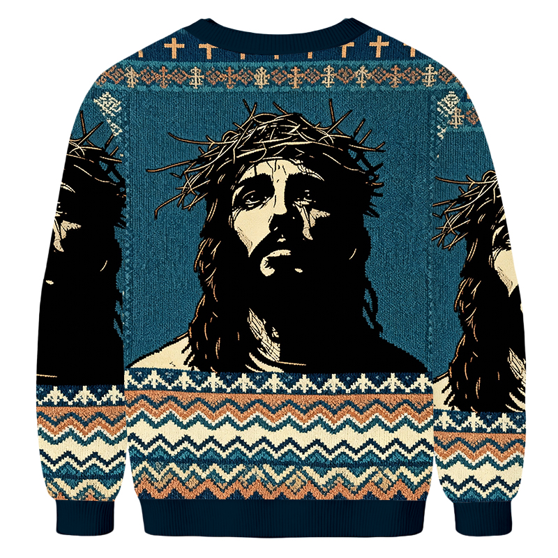 Baddiecat God Faith Ugly Sweatshirt