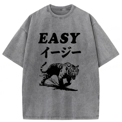Tokyoviva Tasy Tiger Washed T-shirt
