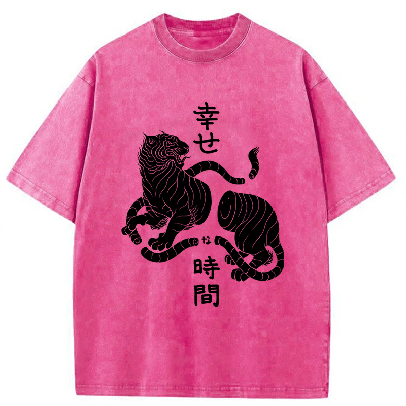Tokyoviva Japanese Tiger Washed T-shirt