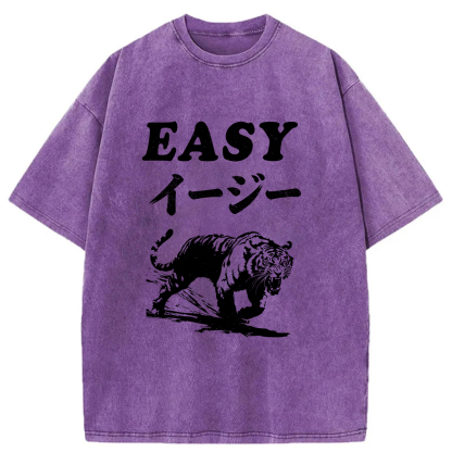 Tokyoviva Tasy Tiger Washed T-shirt
