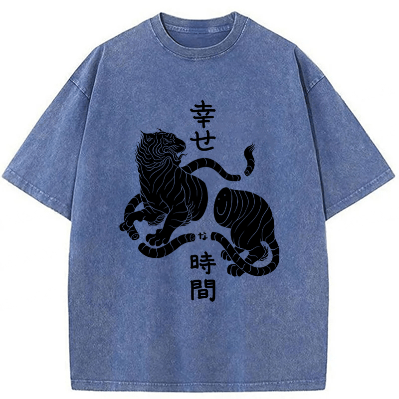 Tokyoviva Japanese Tiger Washed T-shirt