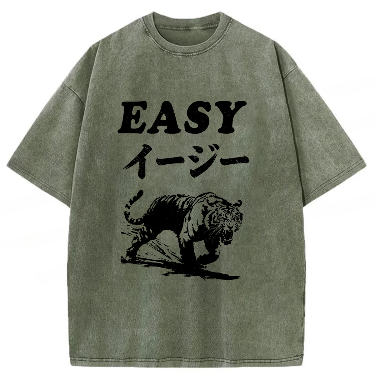 Tokyoviva Tasy Tiger Washed T-shirt