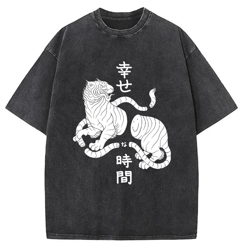 Tokyoviva Japanese Tiger Washed T-shirt