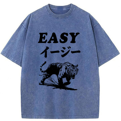 Tokyoviva Tasy Tiger Washed T-shirt