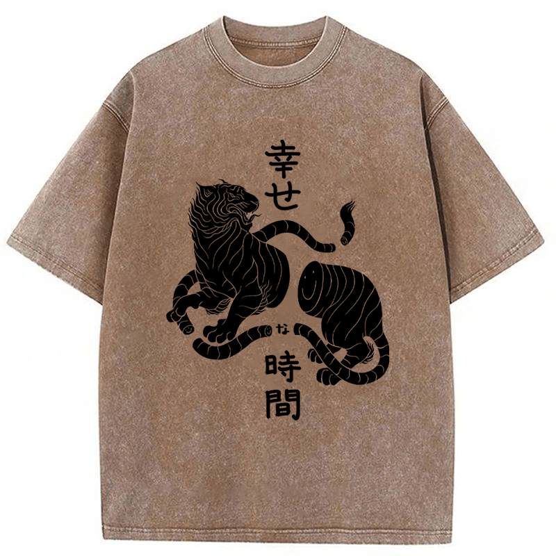 Tokyoviva Japanese Tiger Washed T-shirt