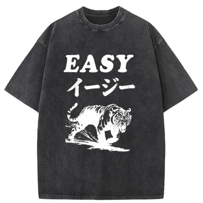 Tokyoviva Tasy Tiger Washed T-shirt