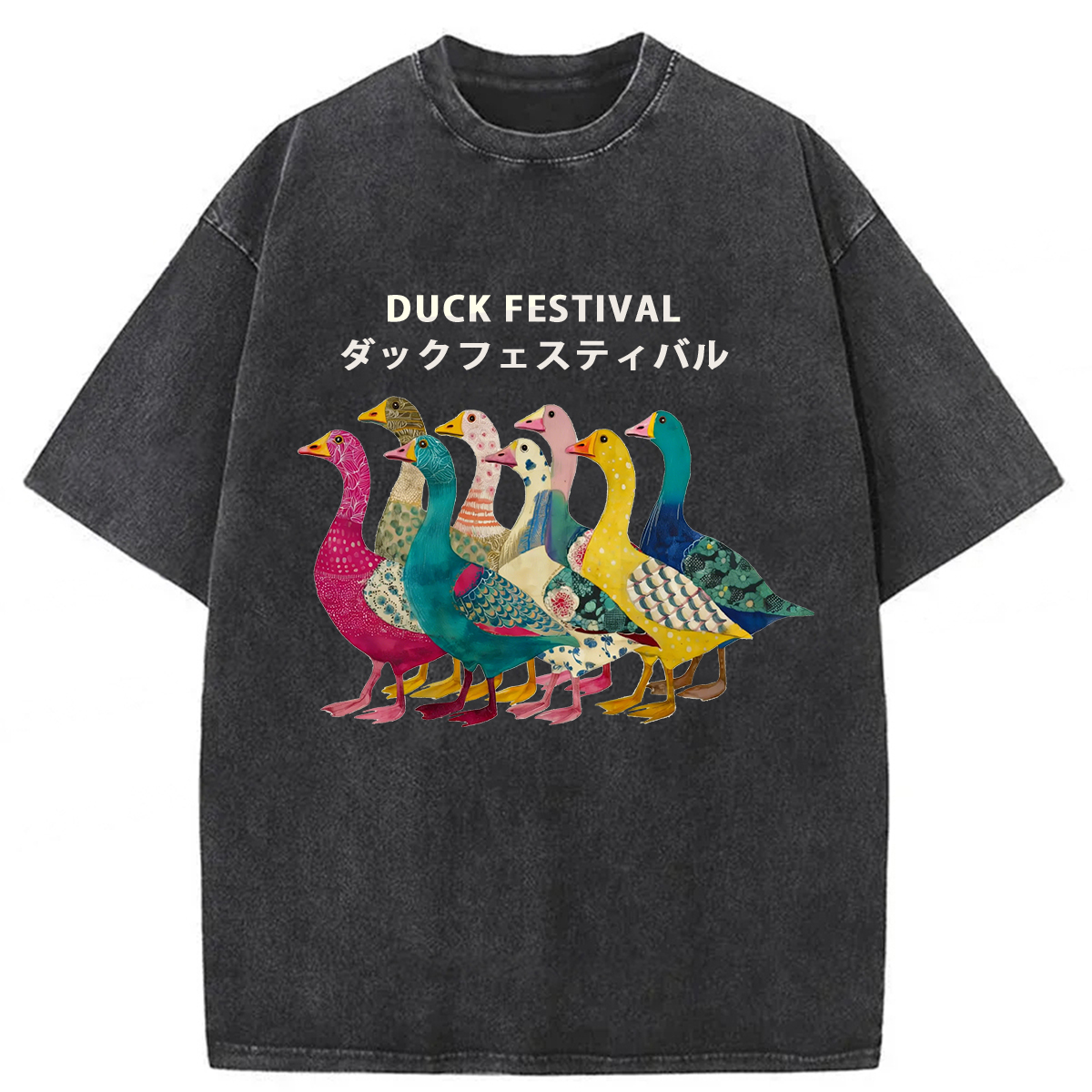 Tokyoviva Duck Festival Washed T-shirt