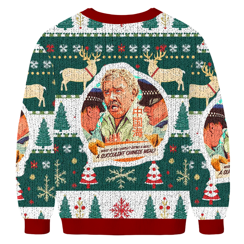 Democracy Manifest Fun Christmas Ugly Sweatshirt