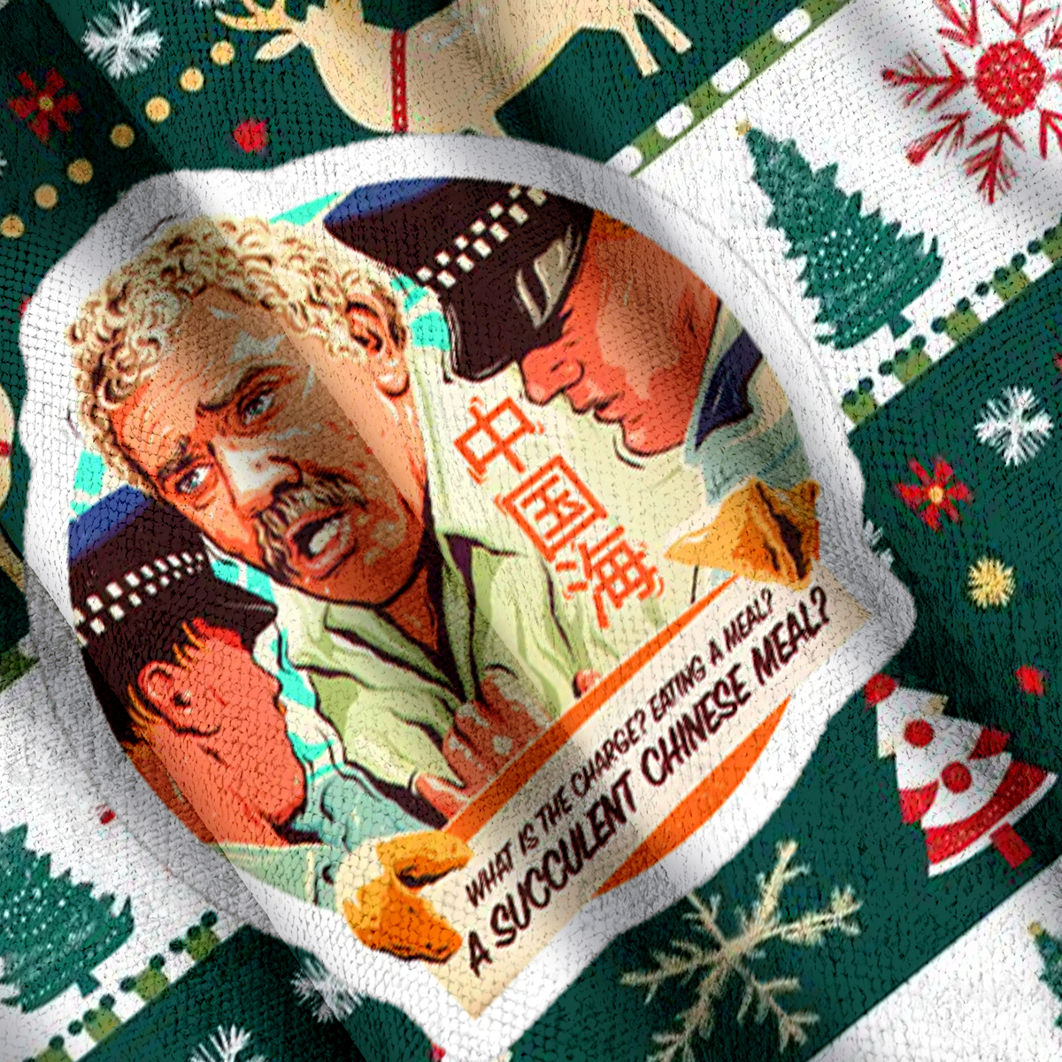 Democracy Manifest Fun Christmas Ugly Sweatshirt