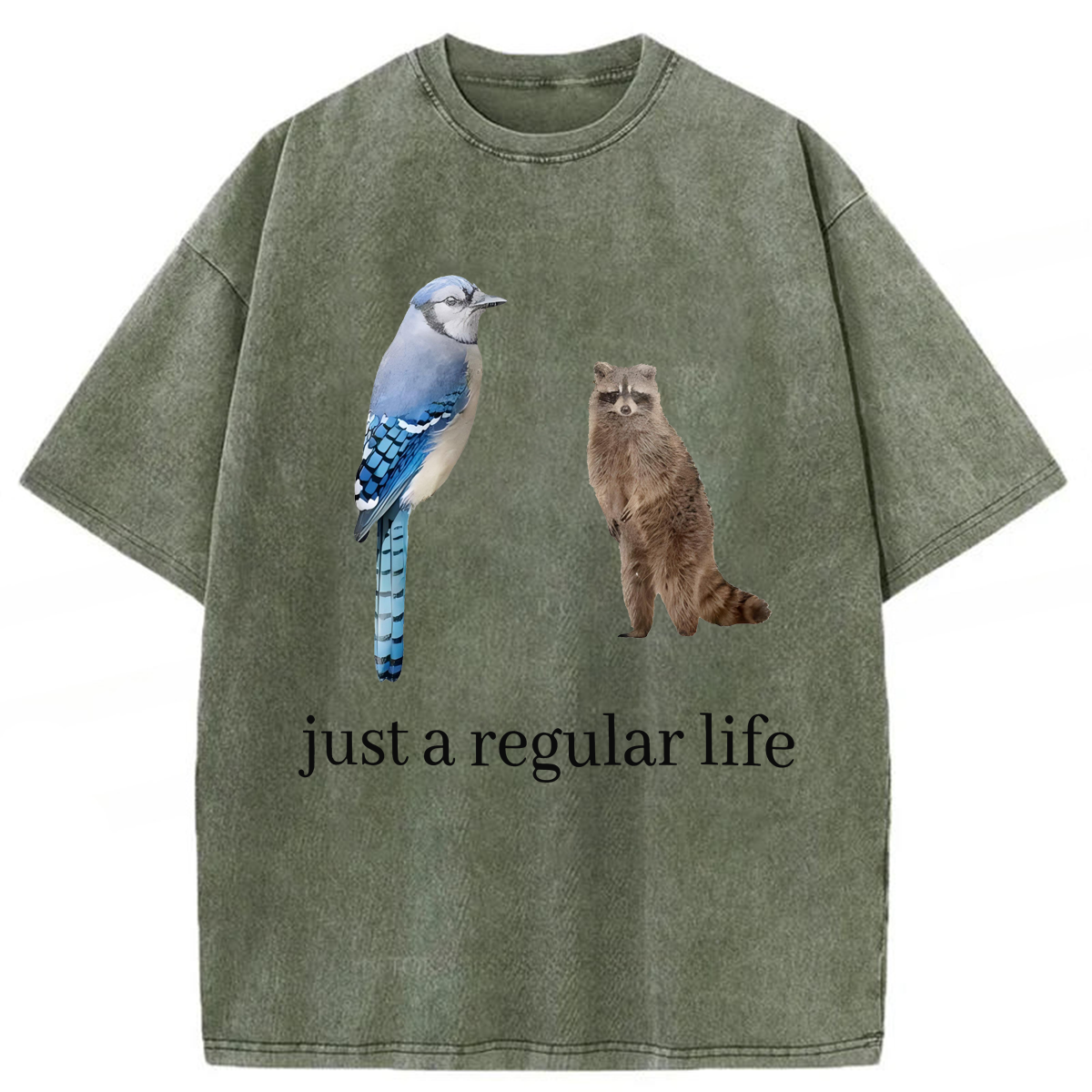 Tokyoviva Just A Regular Life Washed T-shirt