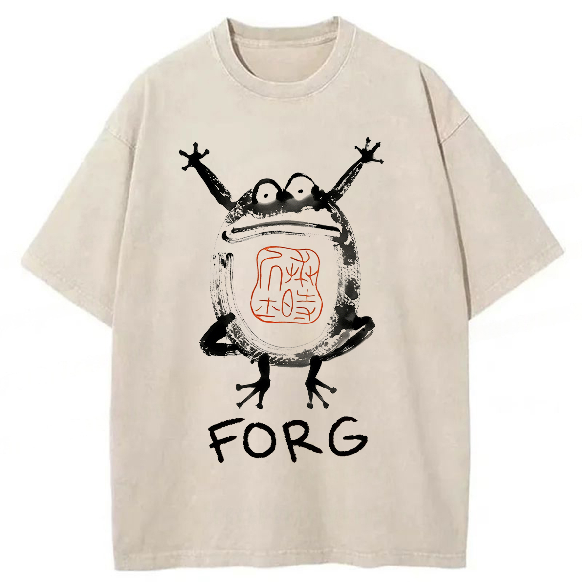 Tokyoviva FORG Frog Washed T-shirt