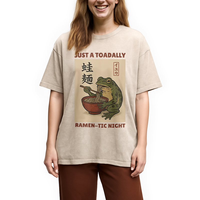 Toadally Fun Ramen Washed T-Shirt