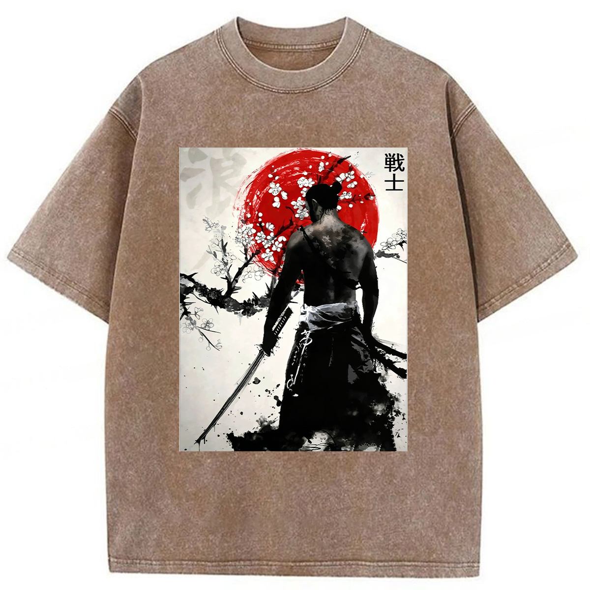 Tokyoviva The Way Of The Samurai Washed T-shirt