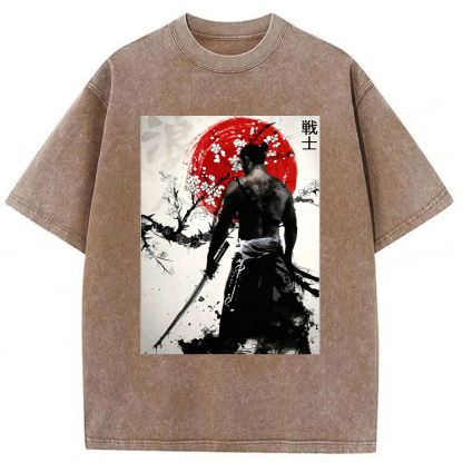 Tokyoviva The Way Of The Samurai Washed T-shirt