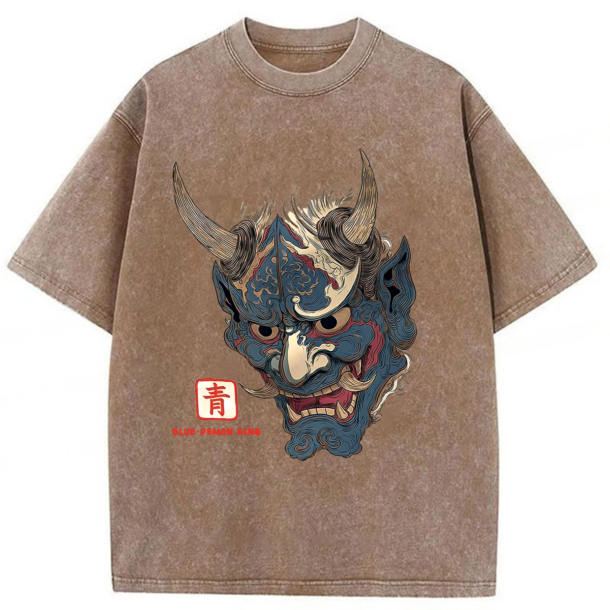 Tokyoviva Blue Demon King Washed T-shirt