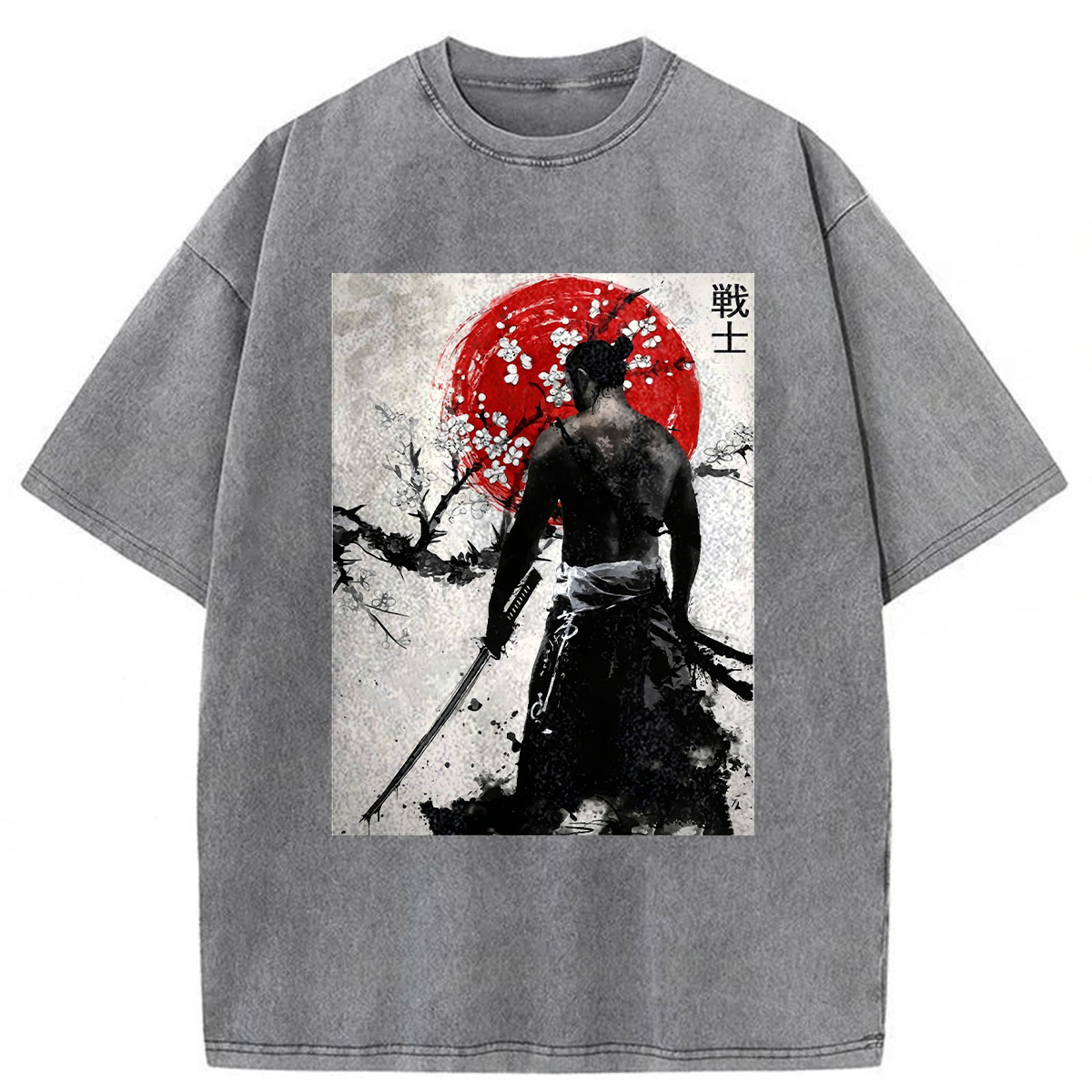 Tokyoviva The Way Of The Samurai Washed T-shirt