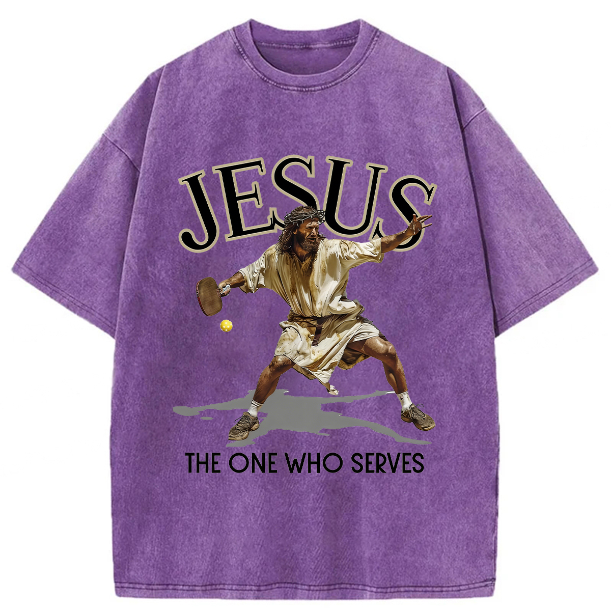 Tokyoviva Jesus The One Who Serves Washed T-Shirt