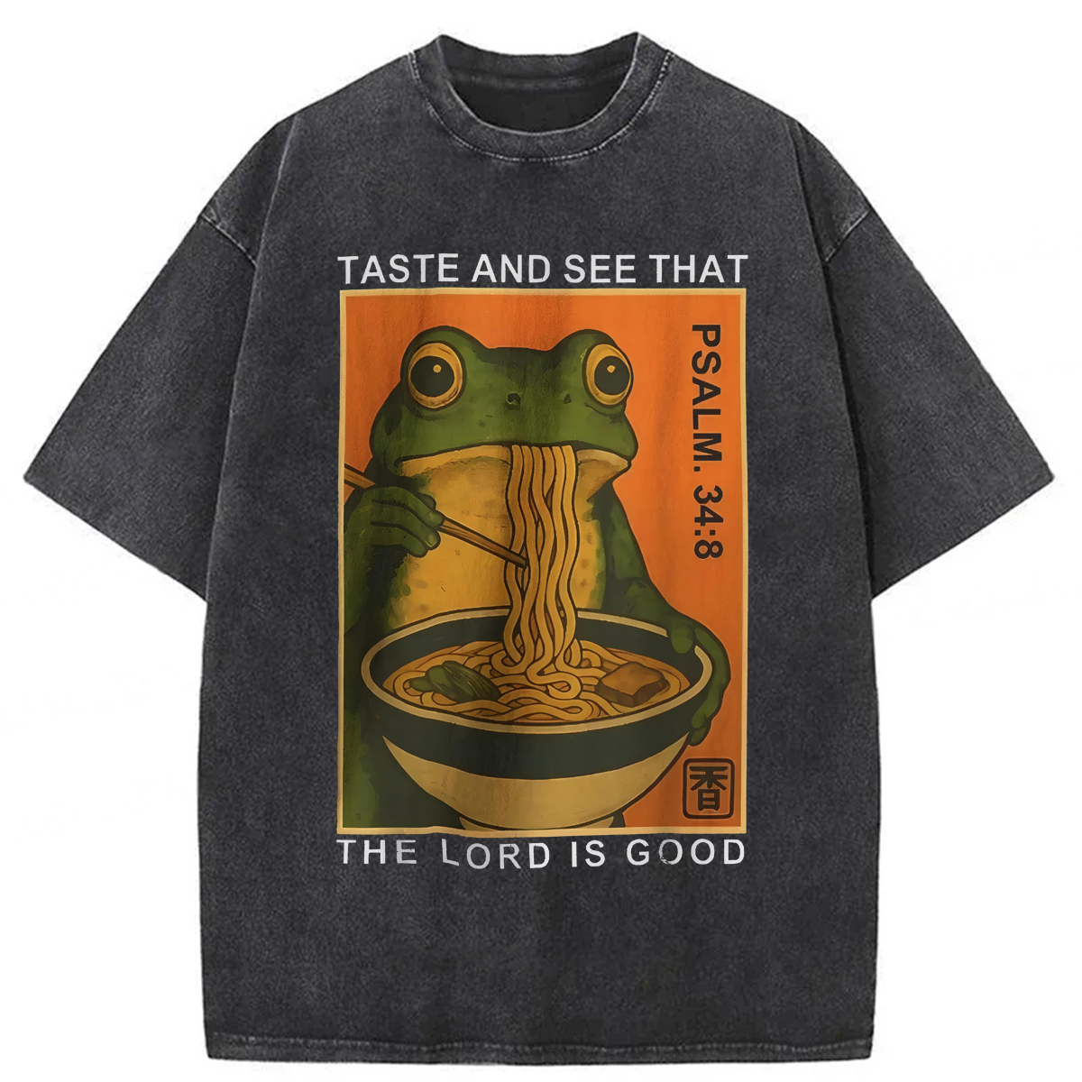 Tokyoviva Taste And See That The Lord Is Good Washed T-shirt