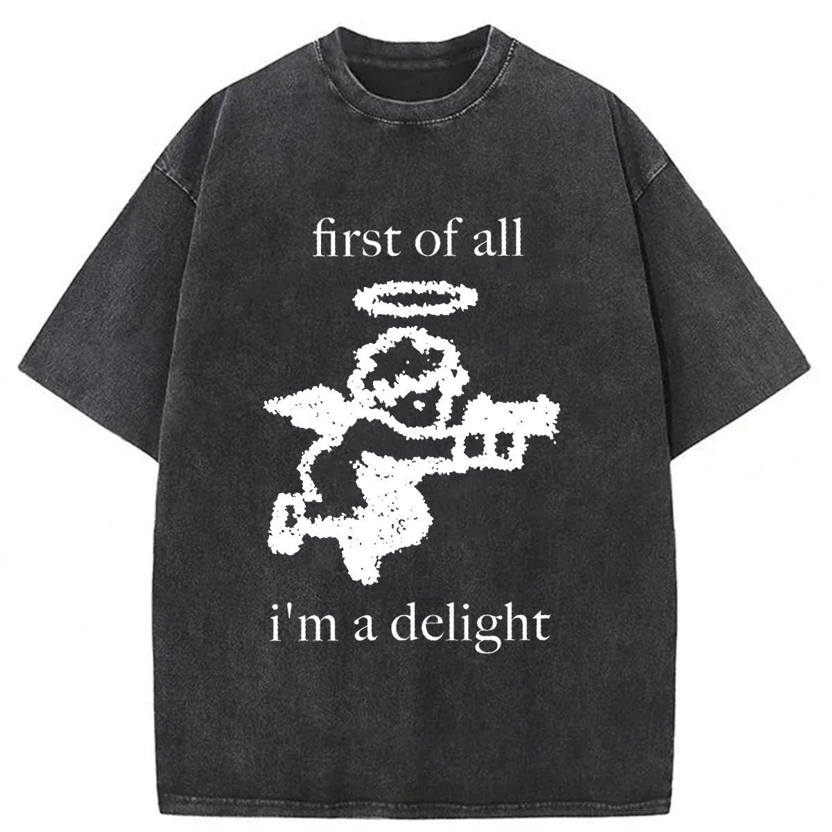 Tokyoviva First Of All I'm A Delight Washed T-shirt